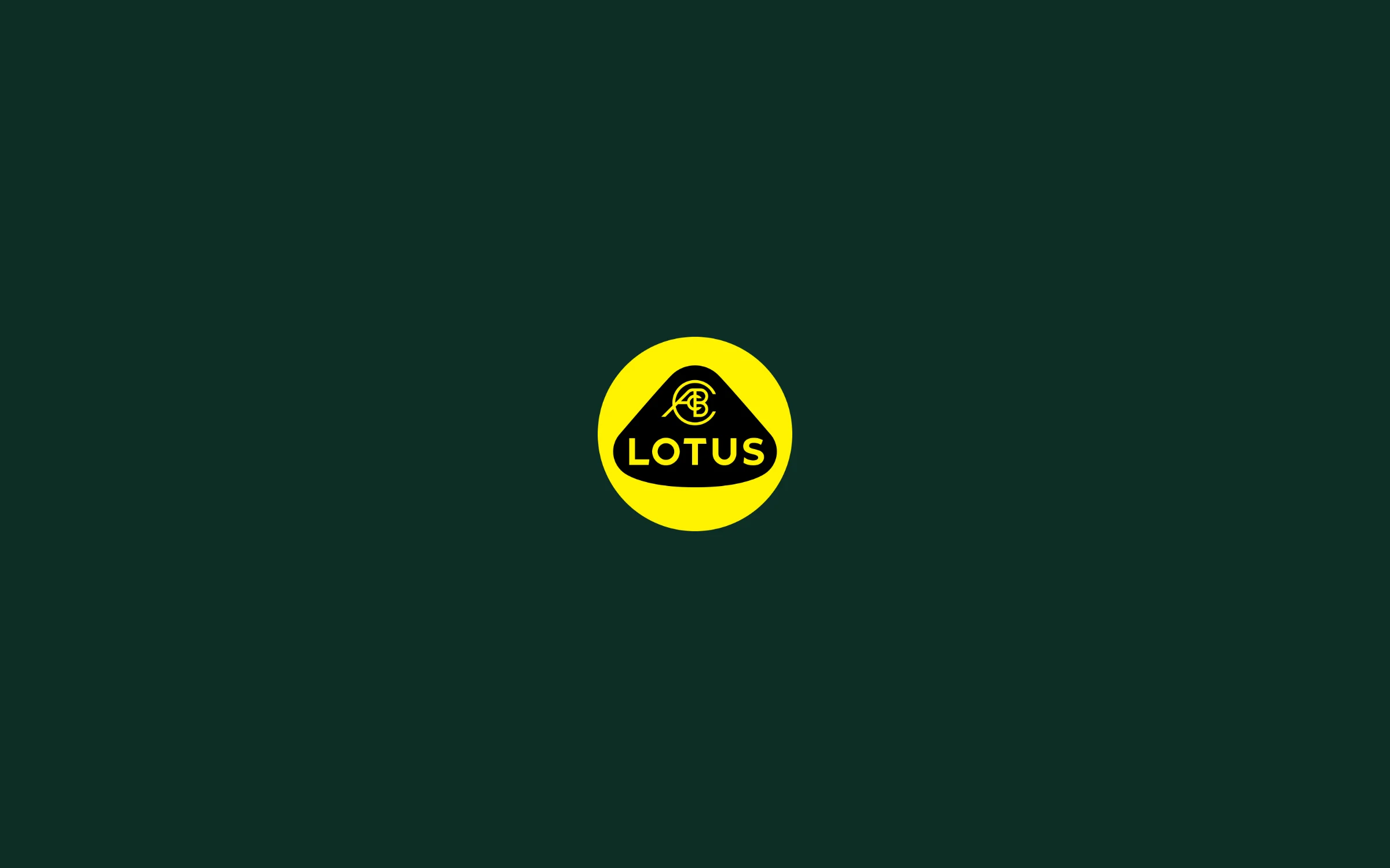 Lotus roundel on green