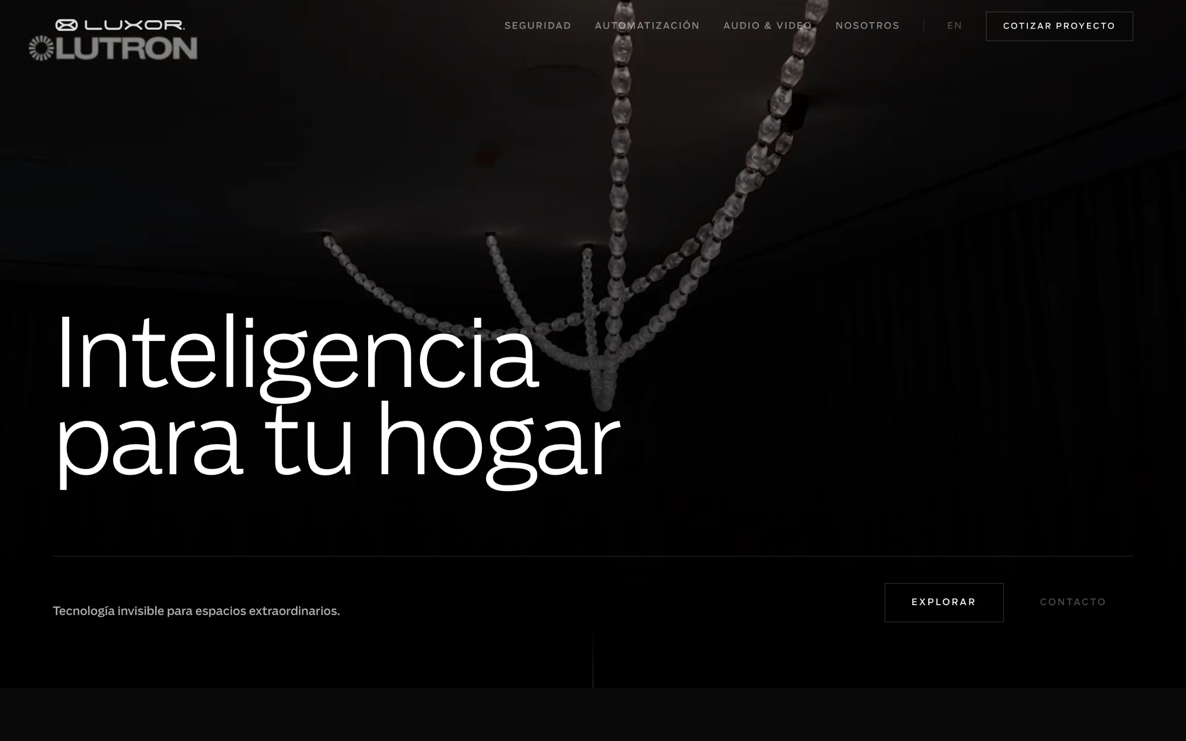 LUXOR home: intelligence for your home