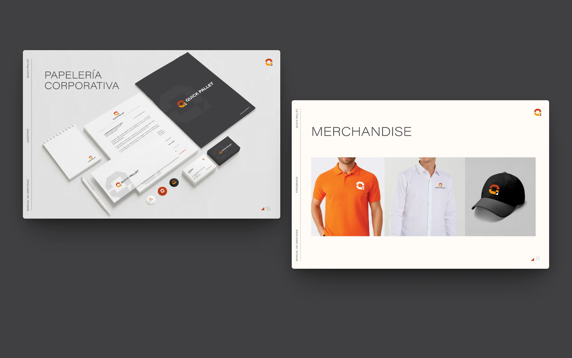 Applications: stationery and merch